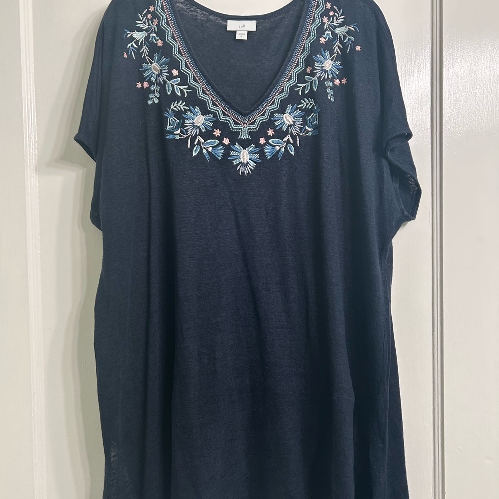 JJill linen blend tunic